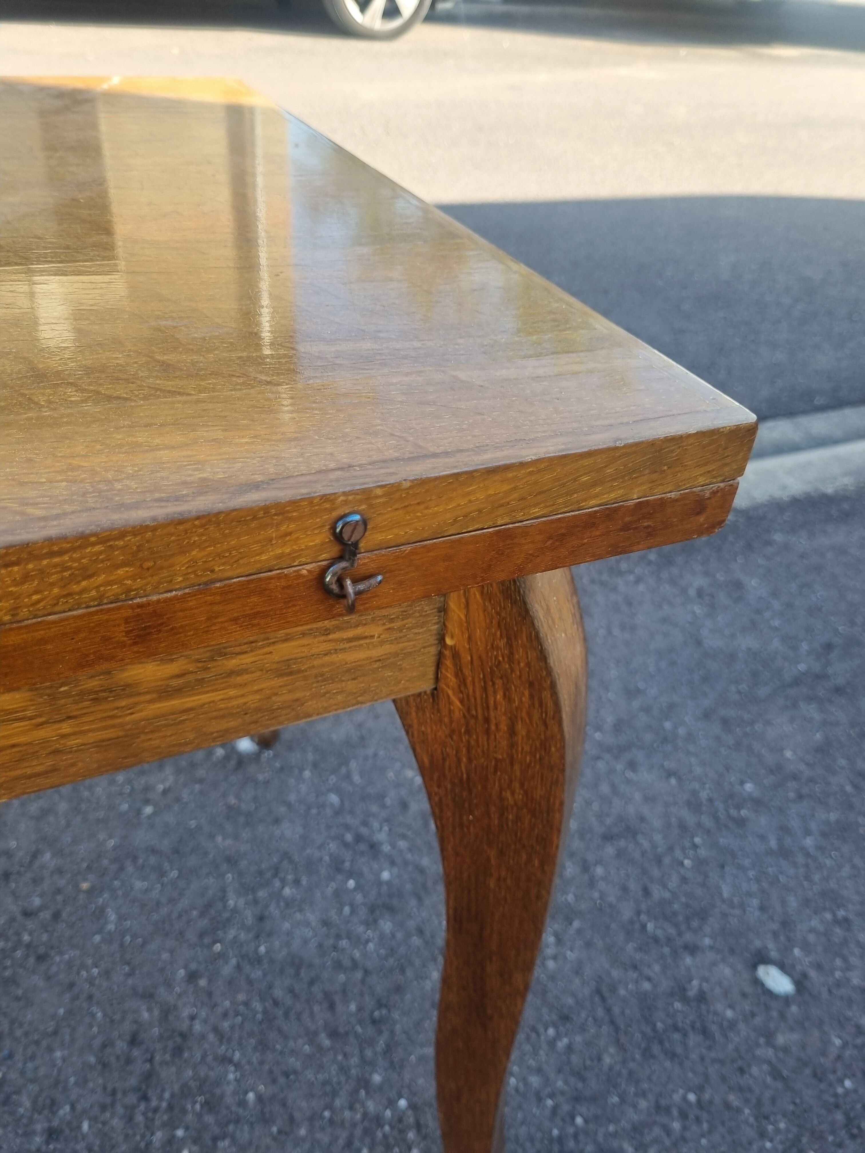 Old folding table