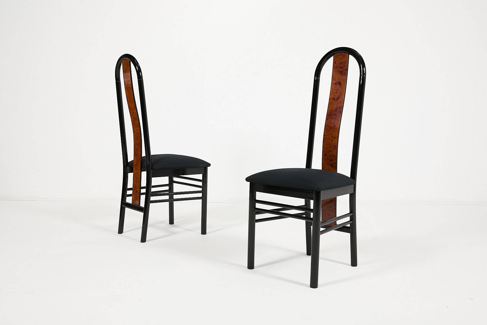 Ensemble de 6 chaises vintage de GDM, Italie, années 1980