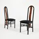 Ensemble de 6 chaises vintage de GDM, Italie, années 1980