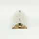 Scandinavian Glass & Brass Wall Lamp by Carl Fagerlund for Orrefors, 1960s