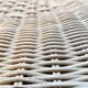 Paire de fauteuils en rotin blanc