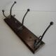 Patere porte manteaux chapeaux fonte bois art deco