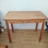 Bureau table en bois massif