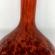 Vase soliflore rouge bordeaux vintage années 70