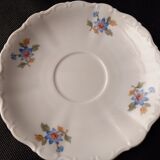 2 cups and saucers in german porcelain lehmann weiden (bavaria)