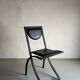 4 Black Sinus Chairs by Karl Friedrich Förster | Germany | 1990s