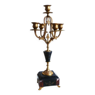 Napoleon III candelabra, Napoleon III candlestick, Victorian candle holder.