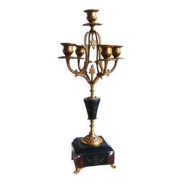 Candélabre Napoléon III, chandelier Napoléon III, porte-bougies victorien.
