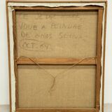 Michel Parré modern painting in the spirit of Maurice Bacon 1964