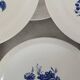 Old Earthenware Dinner Plates Sarreguemines Riva Bella Vintage