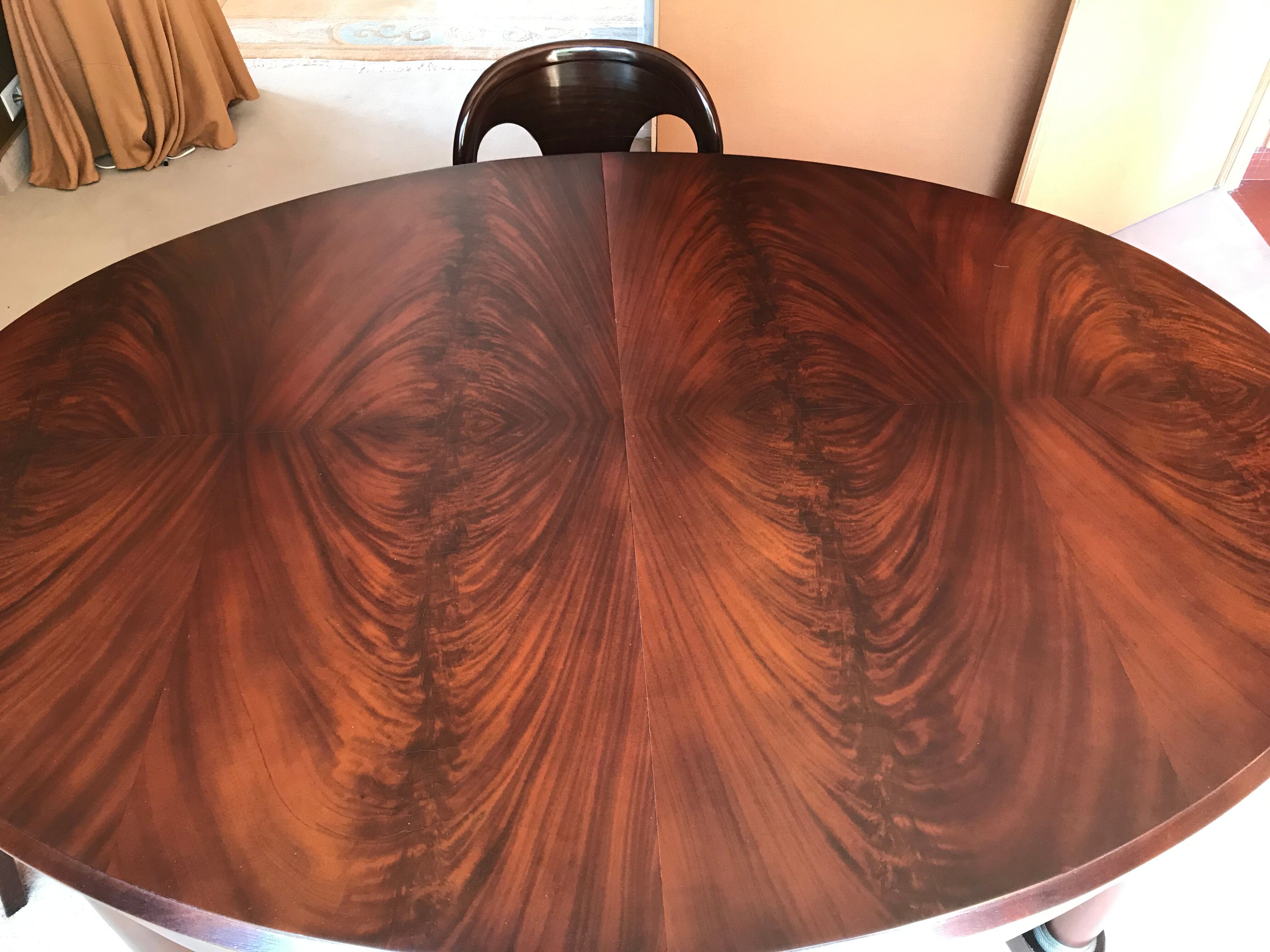 Mahogany Empire style table