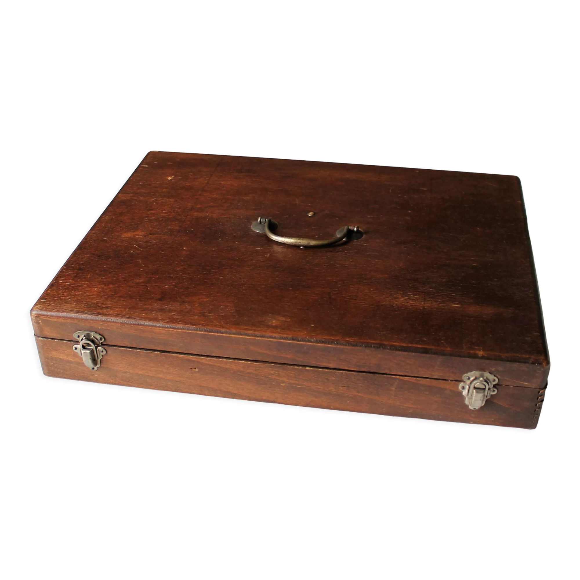 Silver cutlery box early 20th century