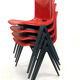 Chaise galvanitas vintage avec pieds compas
