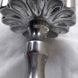 Pair of chrome wall lights