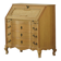 Modern Danish oak secretary with drop-down front, mid-20th century, 1960s.