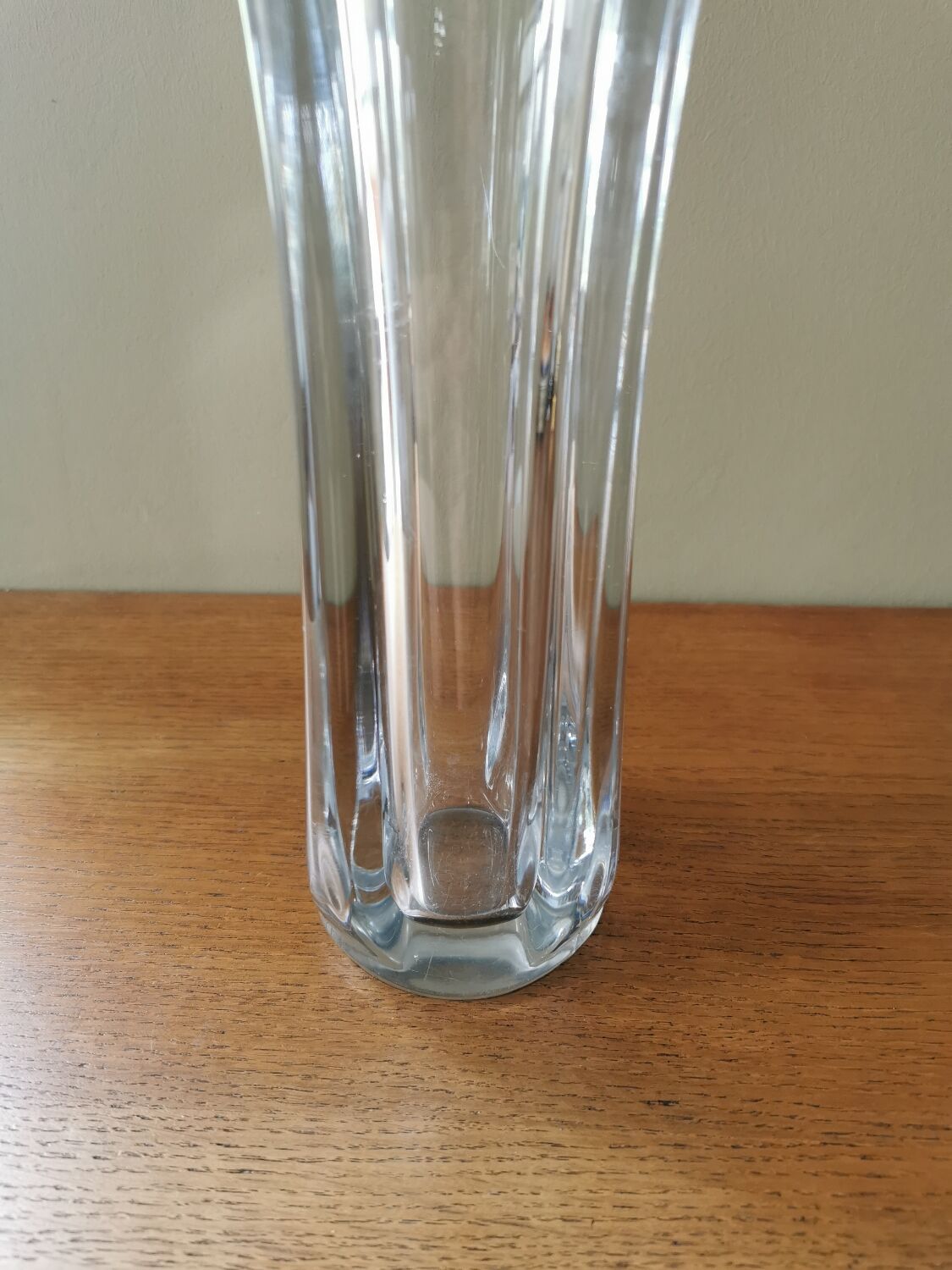 Vintage crystal vase
