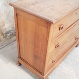 Antique chest of drawers in solid oak