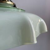 Vintage opaline pendant light