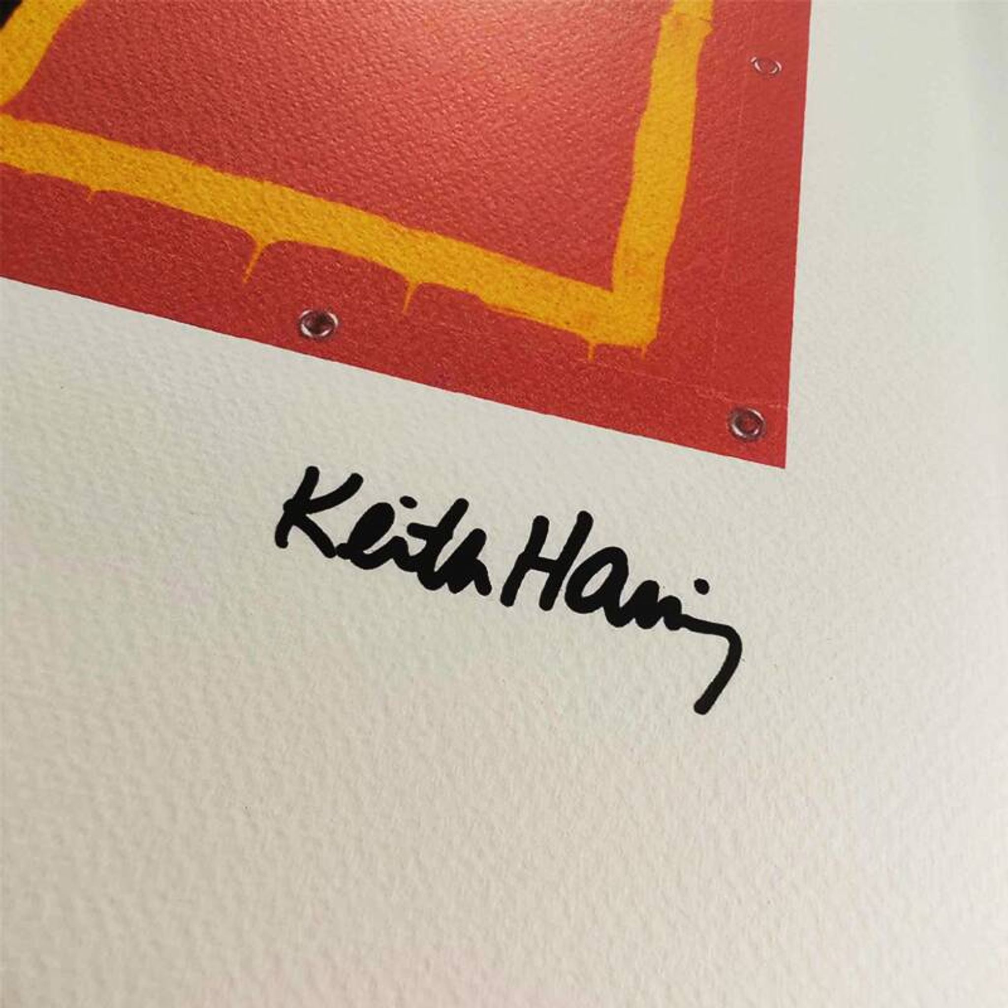 1990s Keith Haring Limited Edition Lithograph (After).
