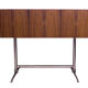 70s Desk in rosewood and chrome