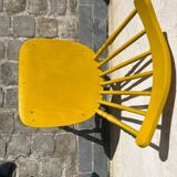 Mustard yellow Baumann chair