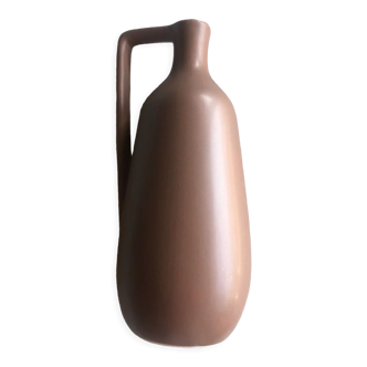 Brown ceramic vase