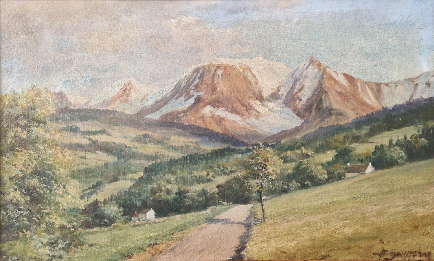 Peinture montagnes