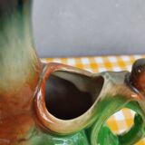 Duck pitcher in earthenware slip of Saint-Clément