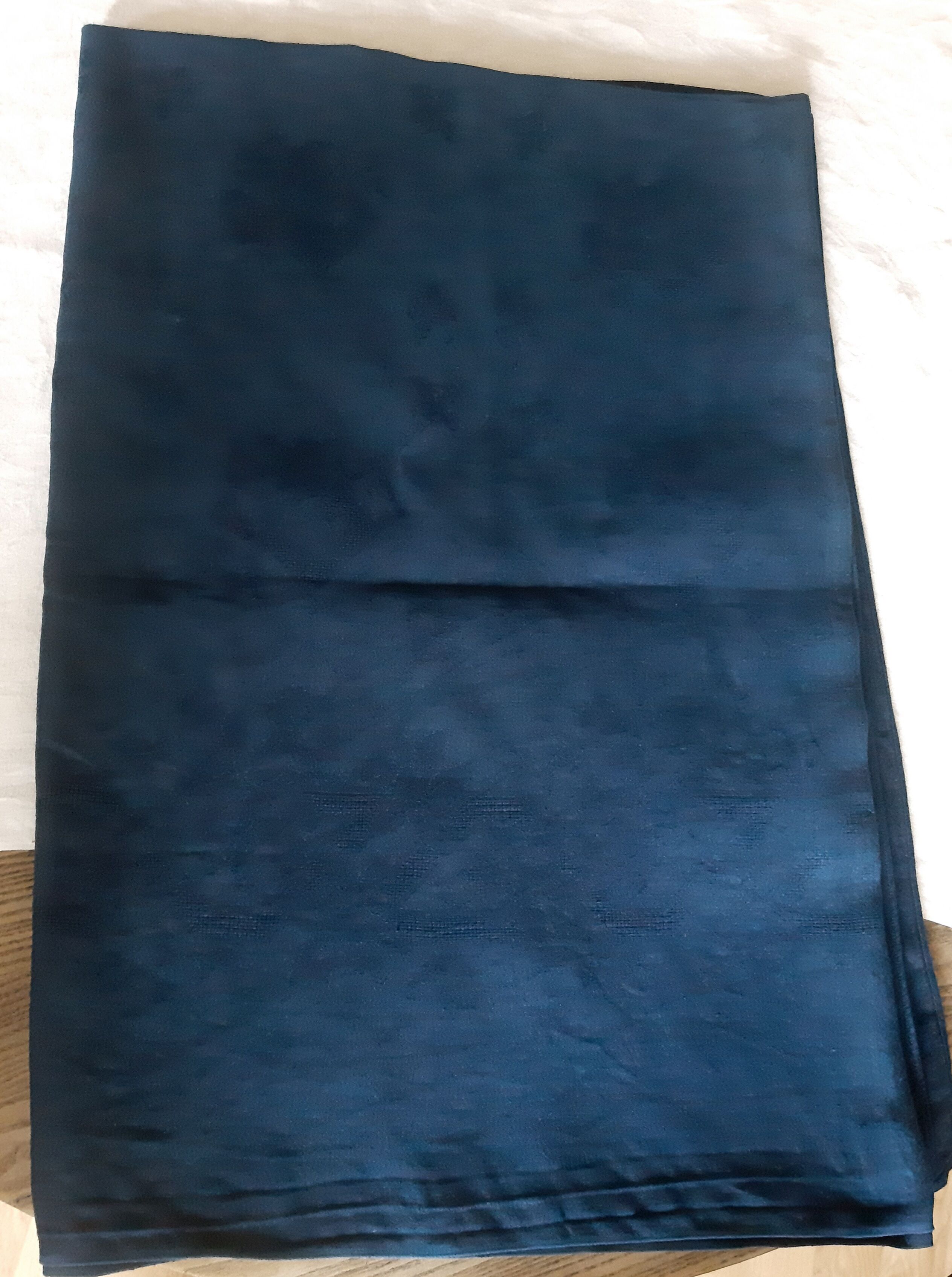 Old linen tablecloth