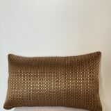 Black gold cushion art deco pattern