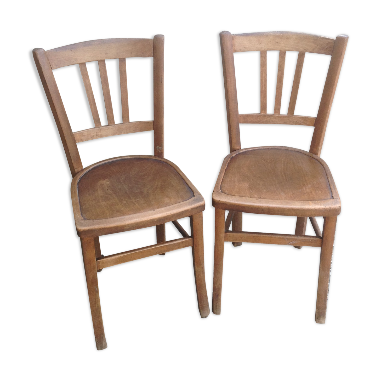 Paire de chaises bistrot Luterma vintage