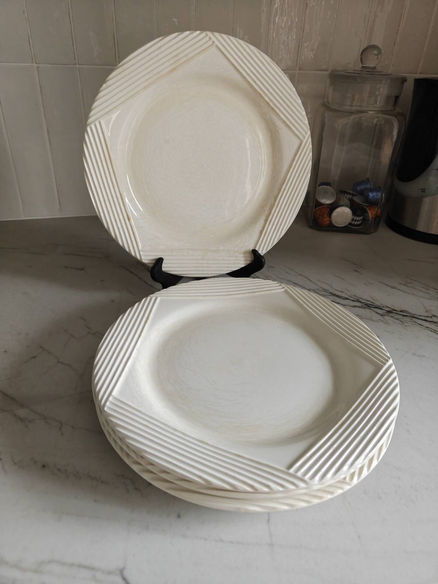 4 plates from gien