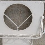Meuble de toilette pliant en métal