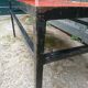 Table basse en lave émaillé orange des années 70