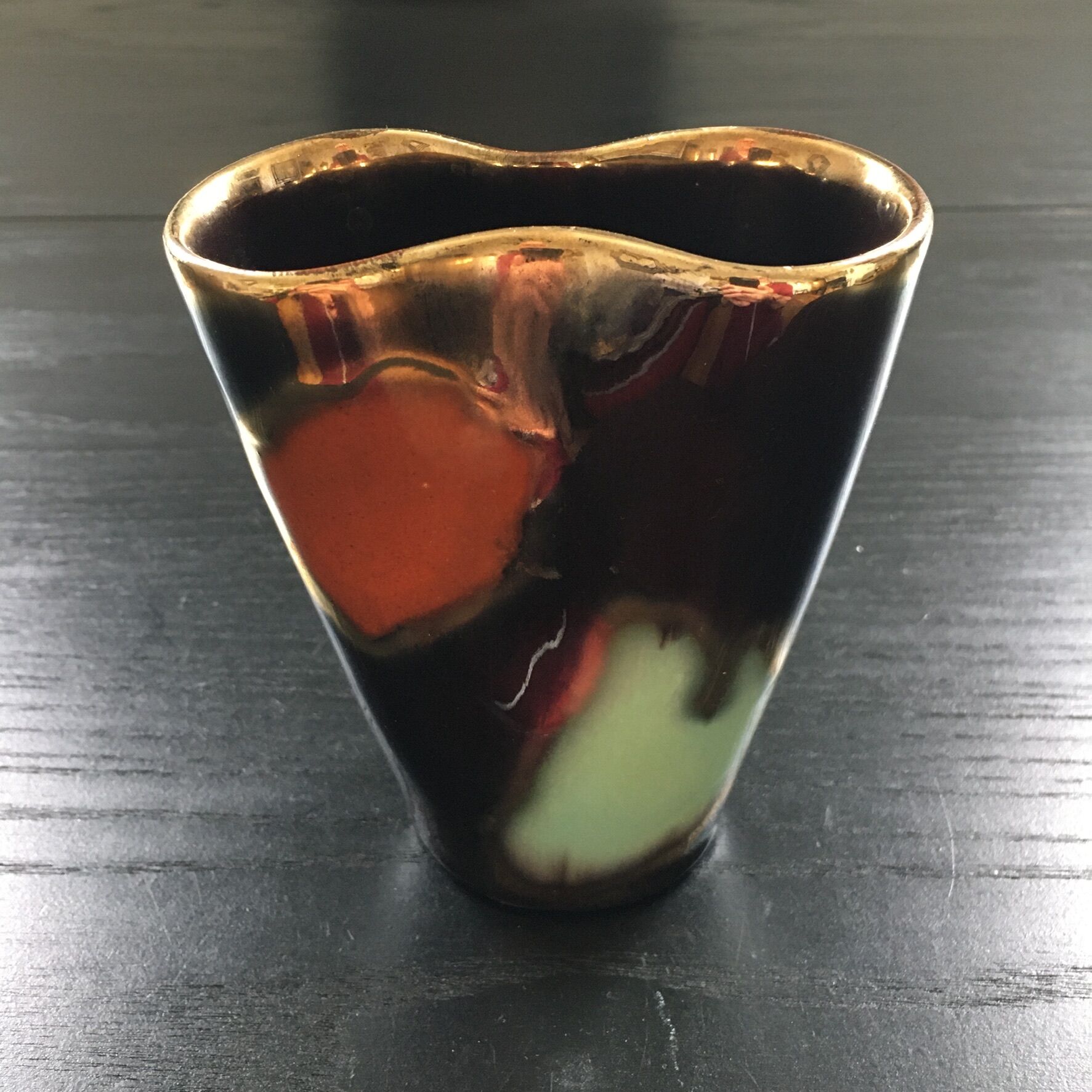 Vase decoration flamed 4 colors