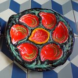 Duo of oyster plates by Gabriel Fourmaintraux
