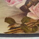 Oil painting on canvas HST Roses Vase signed GUY FAUDOT Pier