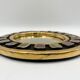 Golden ceramic mirror by Mithé Espelt 1960 24cm