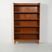 Scandinavian teak bookcase by Ferdinand Lundquist, 1960s
