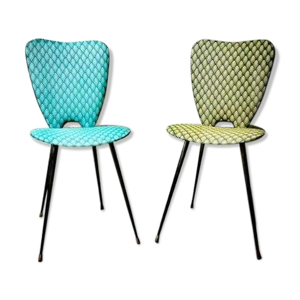 paire de chaises des - 1950