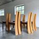 6 chaises à manger 'Orchid', Dries Van den Berghe, VDB -Pauvers, Belgique, 1985