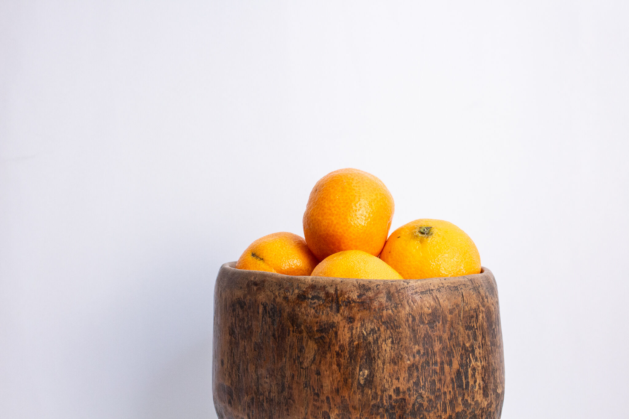 Handmade African wooden salad bowl