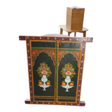 Freehand painted window panel