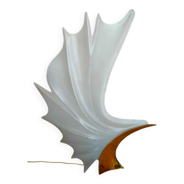 Grande lampe de table par rougier années 70
