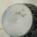 Lamp foot Sandstone blue Alsace/Germany XXth