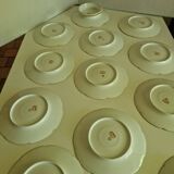 Lot of 11 Porcelain Dinner Plates Plus Presentation Dish Manufactured