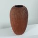 Vintage mid-century brutalist sgraffito ceramic vase