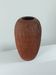 Vintage mid-century brutalist sgraffito ceramic vase
