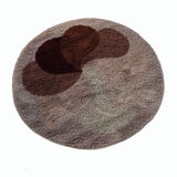 Multi-color high pile rug Desso, Netherlands, 128cm