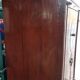 Small Asian lacquered wardrobe with 2 doors and 5 drawers.
